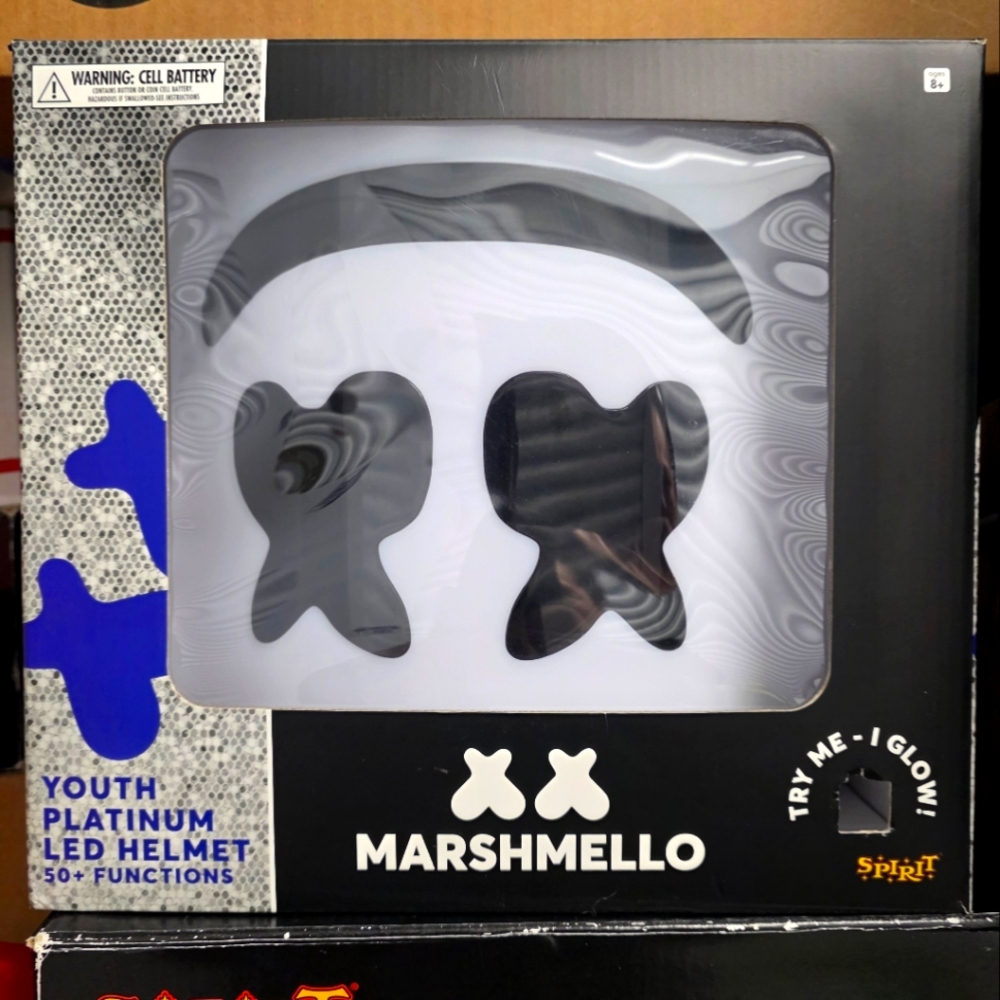 Marshmello Youth Platinum LED Helmet